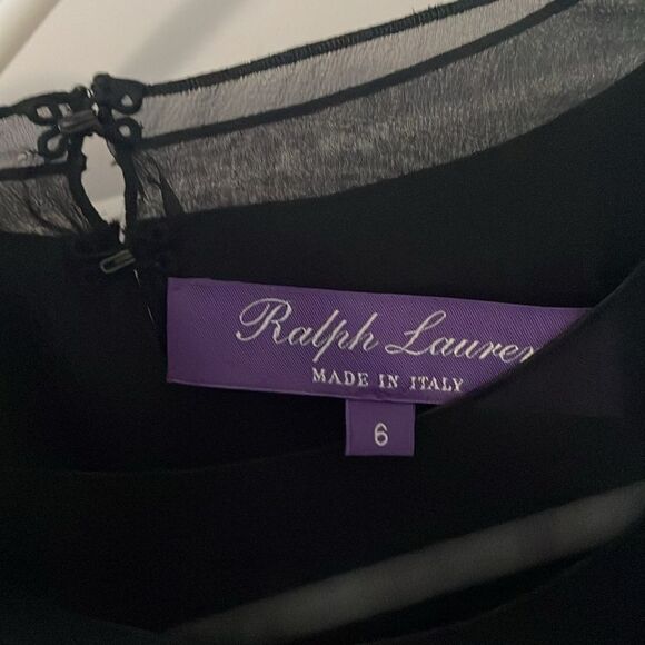 Ralph Lauren Purple Label Sleeveless Black Blouse - Picture 4 of 8